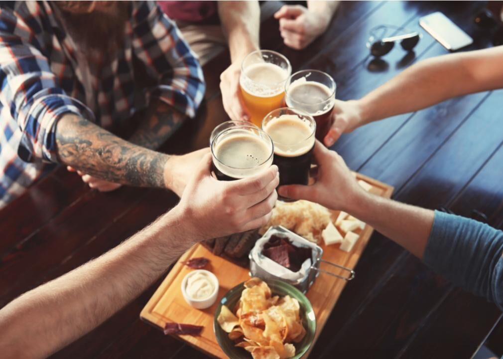 Nonalcoholic beer often contains a nominal amount of alcohol